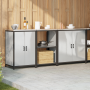 Conjunto de Almacenamiento para Cocina 3 pcs Plateado