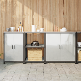 Conjunto de Almacenamiento para Cocina 3 pcs Plateado