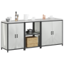 Conjunto de Almacenamiento para Cocina 3 pcs Plateado