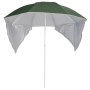 Sonnenschirm mit grünen Seitenwänden 215 cm von vidaXL, Sonnenschirme - Ref: Foro24-318838, Preis: 35,48 €, Rabatt: %