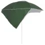 Beach umbrella with green side walls 215 cm by vidaXL, Umbrellas - Ref: Foro24-318838, Price: 34,75 €, Discount: %