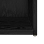 Juego de muebles de TV 6 pcs Roble Negro Madera contrachapada