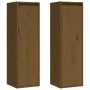 Wandschränke 2 Stück honigbraunes Kiefernholz 30x30x100 cm von vidaXL, Regale und Regale - Ref: Foro24-813512, Preis: 89,16 €...