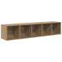 Juego de muebles de TV 2 pcs Roble artisan 37 x 37 x 142.5 cm