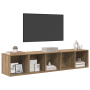 Juego de muebles de TV 2 pcs Roble artisan 37 x 37 x 142.5 cm