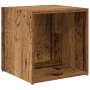 Juego de muebles de TV 8 pcs Madera Vieja Madera contrachapada