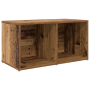 Juego de muebles de TV 8 pcs Madera Vieja Madera contrachapada