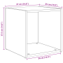 Juego de muebles de TV con estante con almacenamiento 8 pcs