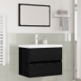 Juego de muebles de baño 3 pcs Roble artisan 60 x 38.5 x 45 cm