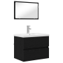 Juego de muebles de baño 3 pcs Roble artisan 60 x 38.5 x 45 cm