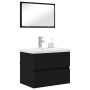 Juego de muebles de baño 3 pcs Roble artisan 60 x 38.5 x 45 cm