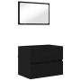 Juego de muebles de baño 3 pcs Roble artisan 60 x 38.5 x 45 cm