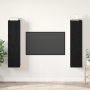 Conjunto de mueble de TV 4 pcs Roble negro 30.5 x 30 x 60 cm