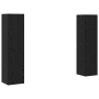 Conjunto de mueble de TV 4 pcs Roble negro 30.5 x 30 x 60 cm