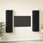 Conjunto de mueble de TV 4 pcs Roble negro 30.5 x 30 x 60 cm
