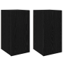 Conjunto de mueble de TV 4 pcs Roble negro 30.5 x 30 x 60 cm