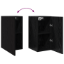 Conjunto de mueble de TV 4 pcs Roble negro 30.5 x 30 x 60 cm