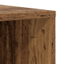 Gabinete de TV 4 pcs Madera envejecida 37 x 35 x 107.5 cm
