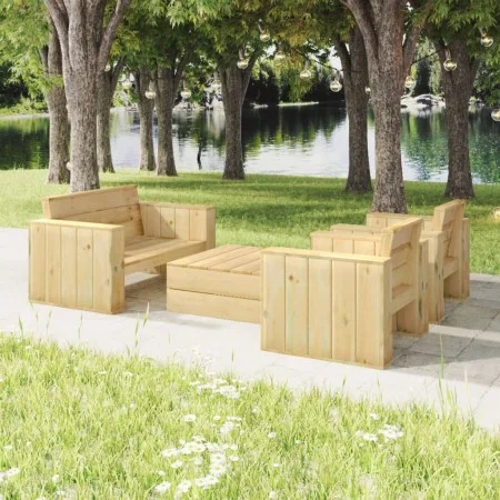 Garden furniture set 4 pieces impregnated solid pine wood by vidaXL, Garden sets - Ref: Foro24-3096637, Price: 643,30 €, Disc...