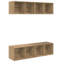 Conjunto de mueble de TV 2 pcs Roble artisan 37 x 37 x 142.5 cm