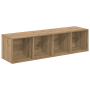 Conjunto de mueble de TV 2 pcs Roble artisan 37 x 37 x 142.5 cm