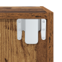 Mueble de TV de Pared 4 pcs Madera antigua 37 x 37 x 107.5 cm