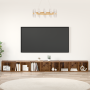 Gabinete de TV 3 pcs Madera antigua 37 x 35 x 107.5 cm
