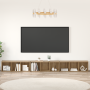 Gabinete de TV 3 pcs Roble artisan 37 x 35 x 107.5 cm