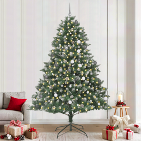 Árbol de Navidad artificial Verde 240 cm PVC