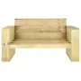 Gartenmöbel-Set 4-teilig aus imprägniertem massivem Kiefernholz von vidaXL, Gartensets - Ref: Foro24-3096637, Preis: 643,30 €...