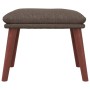 Reposapiés de tela color gris taupe 45x29,5x35 cm von vidaXL, Osmanen - Ref: Foro24-341466, Preis: 36,53 €, Rabatt: %