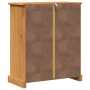Gabinete de Baño con almacenamiento Marrón miel 68 x 34 x 80 cm