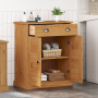 Gabinete de Baño con almacenamiento Marrón miel 68 x 34 x 80 cm