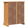 Gabinete de Baño con almacenamiento Marrón miel 68 x 34 x 80 cm