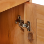 Gabinete de Baño con almacenamiento Marrón miel 68 x 34 x 80 cm