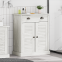 Gabinete de Baño Blanco 68 x 34 x 80 cm Madera maciza de pino