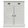 Gabinete de Baño Blanco 68 x 34 x 80 cm Madera maciza de pino
