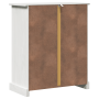 Gabinete de Baño Blanco 68 x 34 x 80 cm Madera maciza de pino