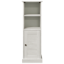 Gabinete de Baño Blanco 37 x 34 x 110 cm Madera maciza de pino