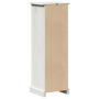 Gabinete de Baño Blanco 37 x 34 x 110 cm Madera maciza de pino