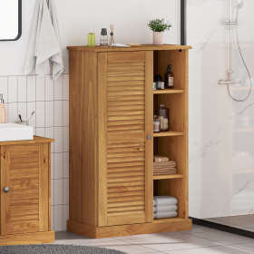 Gabinete de Baño Marrón miel 68 x 34 x 110 cm