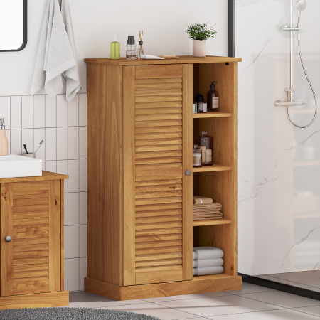 Gabinete de Baño Marrón miel 68 x 34 x 110 cm