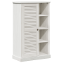 Gabinete de Baño Blanco 68 x 34 x 110 cm Madera maciza de pino