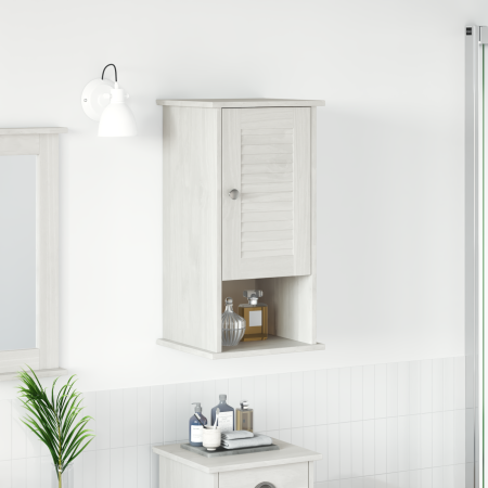 Armario de Baño Montado en la Pared Blanco 37 x 34 x 71.5 cm