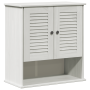 Armario de Baño Montado en la Pared Blanco 67.5 x 34 x 71.5 cm