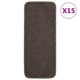 Stair mats 15 pcs brown rectangular 60x25 cm by vidaXL, Stair mats - Ref: Foro24-340400, Price: 44,70 €, Discount: %