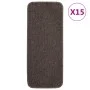 Stufenmatten 15 Stück braun rechteckig 60x25 cm von vidaXL, Treppenmatten - Ref: Foro24-340400, Preis: 44,70 €, Rabatt: %