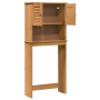 Armario para lavadora Marrón miel 72.5 x 27 x 161 cm