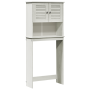 Armario para lavadora con estante Blanco 72.5 x 27 x 161 cm