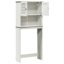 Armario para lavadora con estante Blanco 72.5 x 27 x 161 cm